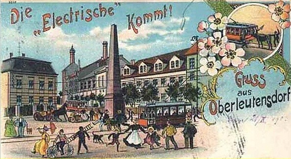 Litvínovský pivovar na dobové kreslené pohlednici