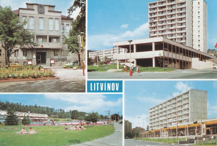  Litvínov pohlednice 1982