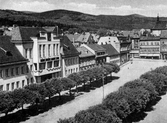 Litvínov náměstí r.1942